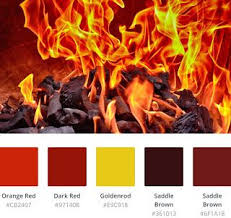 Color Palette Scheme Design Inspiration Fire Color Palette