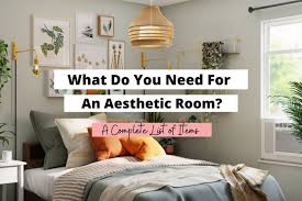 what do you need for an aesthetic room