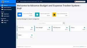 expense tracker system in php free