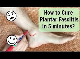 how to cure plantar fasciitis heel pain