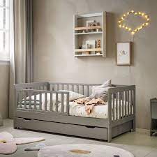 Grey Toddler Bed Plume By Petite Amélie