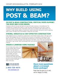 Build upon a sturdy foundation. Post Beam Homes Cedar Designs Building