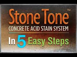 Concrete Acid Stain Overview And Five Step Application Kemiko Stone Tone