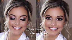 soft clic bridal makeup on a client