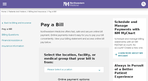 Access Mybill Nm Org Pay A Bill Northwestern Medicine