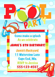Pool Party Invitation Orgullolgbt