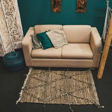 boho moroccan rug reversible camel wool