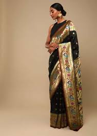 must have black saree trends for that