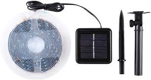 ousam led solar rope lights outdoor