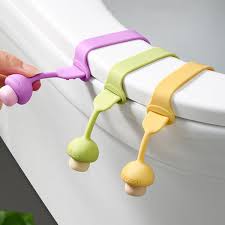 Toilet Seat Lifter Silicone Green