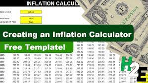 an inflation calculator in excel