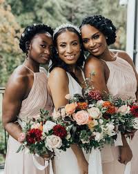 Besides, a side updo hairstyle with large waves to create this style is also a good idea for black women on their wedding day. Hairstyles For Black Brides A Roundup Rock My Wedding