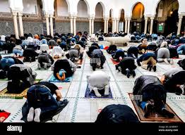 First Friday prayer at the Paris Great Mosque after COVID-19 lockdown, Paris,  France, Europe Stock Photo - Alamy