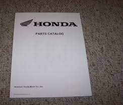 honda motorcycle parts catalogs for