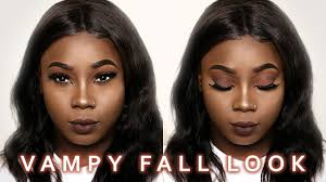vy fall makeup tutorial for black