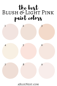 best blush pink paint colors orc week