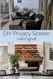 Make An Outdoor Privacy Wall This Weekend
