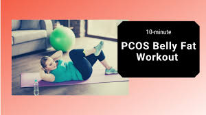 pcos belly fat workout core quads