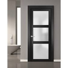 No Bore Solid Core 3 Lite Frosted Glass