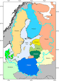 map of the baltic sea drainage basin