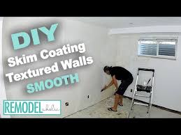 How To Skim Coat A Smooth Wall Finish