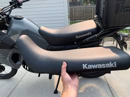 seat from a standard height klr650