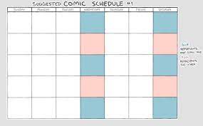 Comic Release Schedule – Marmalade Mum