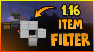 This is mainly just a place to consolidate info. Tutorial Easy Item Filter Minecraft 1 16 Youtube