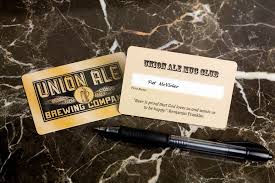 union ale membership card