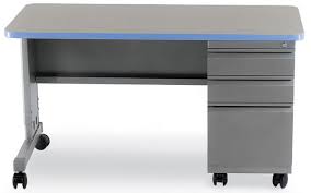 The teacher's desk sits like a lump of lard in every classroom and we really need to the teacher's desk is mostly a dumping ground in many classrooms and certainly takes up a lot of. Smith System Cascade Teacher Desk Single Right Hand Pedestal With Box Box File Drawers
