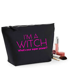 makeup accessory bag pink print