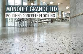 polished concrete flooring range