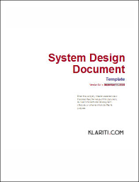 There is no real template as their length and contents can vary wildly depending on the game and purpose of the document. Software Design Document Template Word