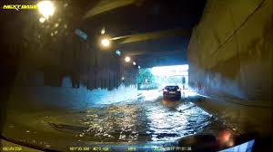 One vehicle was badly damaged by the fire. Flooding Underpass Blackwall Tunnel Youtube