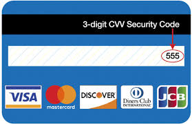 cvv or cvc number on my credit card