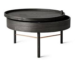 Turning Table Coffee Table Black