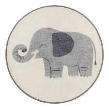 tiny dreamers elephant round washable