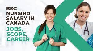 bsc nursing salary in canada jobs
