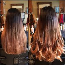 Ombre hair has become a worldwide phenomenon. Emma On Twitter Custom Coloured Greatlengthsuk To A Dark To Rose Gold Ombre Hairextensions Rosegoldhair