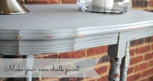 How I Made Diy Chalk Paint To Refinish