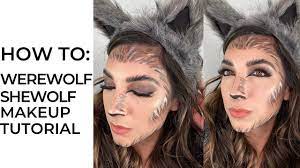shewolf werewolf makeup tutorial