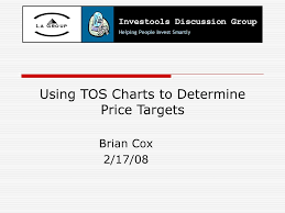 Using Tos Charts To Determine Price Targets Ppt Download