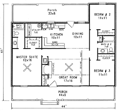 Ranch House Plans Traditional Floor Plans