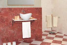bathroom tiles cinca marmores rupas red