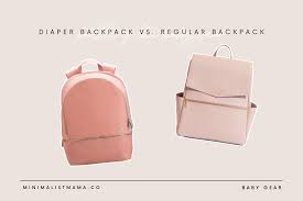 diaper backpack vs regular backpack