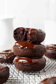 chocolate mini donuts cookie dough