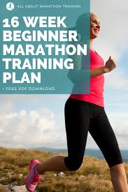 beginner marathon training schedule