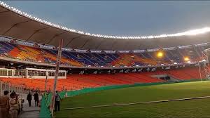 The narendra modi stadium in the sardar ballavbhai patel sports enclave in motera in ahmedabad, now the world's largest cricket stadium in terms of capacity, was inaugurated today by president. Led Lights Go Off For A Minute Play Haults At Narendra Modi Stadium
