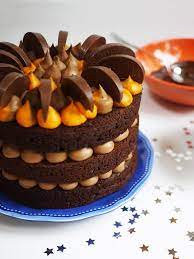 Chocolate Orange Sponge Cake gambar png