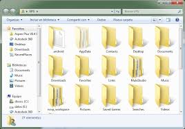 cómo volver a ver las carpetas del